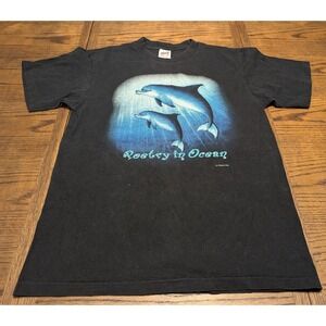 Vintage Single stitch Dolphins‎ Nature T-shirt Anvil